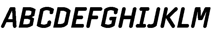 Clicker Bold Italic Font UPPERCASE