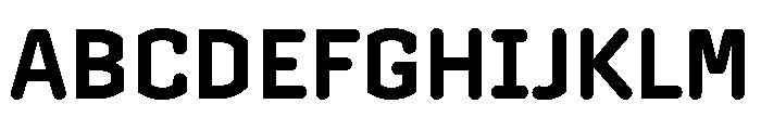Clicker Bold Font UPPERCASE