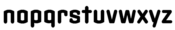 Clicker Bold Font LOWERCASE