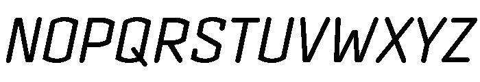 Clicker Book Italic Font UPPERCASE