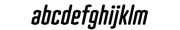 Clicker Compressed Bold Italic FONT