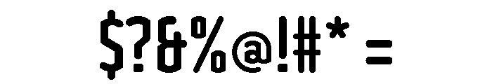 Clicker Compressed Bold Font OTHER CHARS