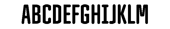 Clicker Compressed Bold Font UPPERCASE