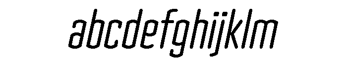 Clicker Compressed Book Italic FONT