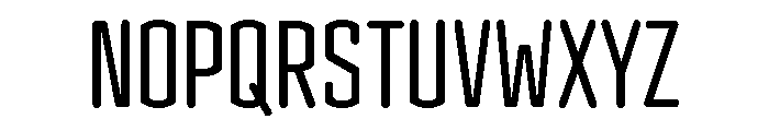 Clicker Compressed Book Font UPPERCASE