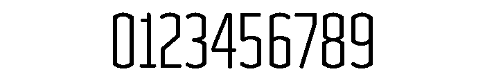 Clicker Compressed Light Font OTHER CHARS