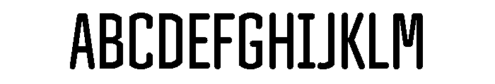 Clicker Compressed Medium Font UPPERCASE