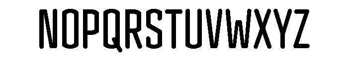 Clicker Compressed Medium Font UPPERCASE