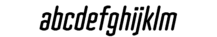 Clicker Compressed Semi Bold Italic FONT