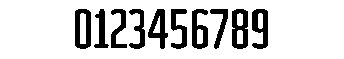 Clicker Compressed Semi Bold Font OTHER CHARS