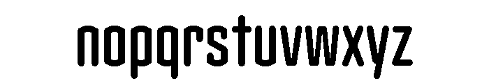 Clicker Compressed Semi Bold Font LOWERCASE