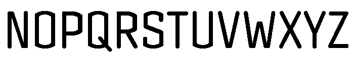 Clicker Condensed Book Font UPPERCASE
