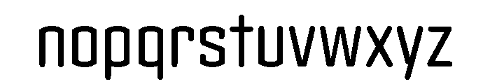 Clicker Condensed Book Font LOWERCASE