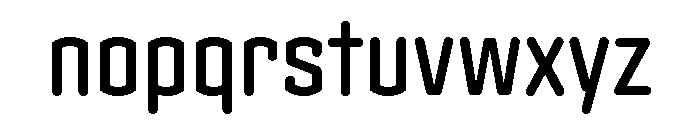 Clicker Condensed Medium Font LOWERCASE