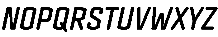 Clicker Condensed Semi Bold Italic Font UPPERCASE