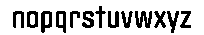 Clicker Condensed Semi Bold Font LOWERCASE