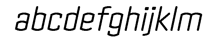 Clicker Light Italic FONT
