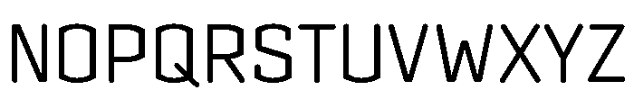 Clicker Light Font UPPERCASE