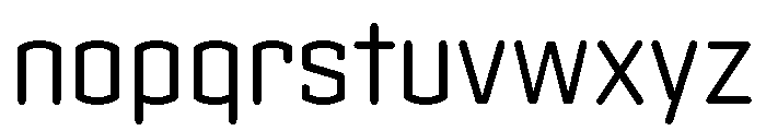 Clicker Light Font LOWERCASE