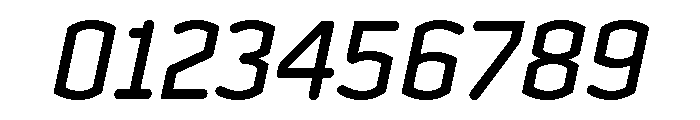 Clicker Medium Italic Font OTHER CHARS