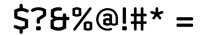 Clicker Medium Font OTHER CHARS