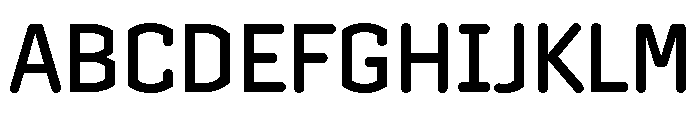 Clicker Medium Font UPPERCASE