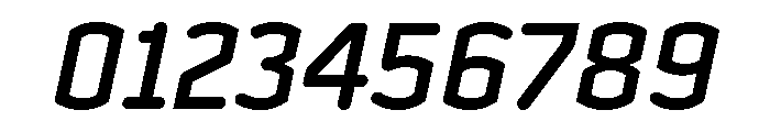 Clicker Semi Bold Italic Font OTHER CHARS