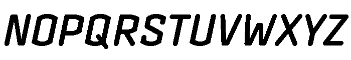 Clicker Semi Bold Italic Font UPPERCASE