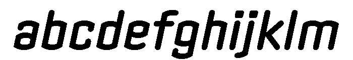 Clicker Semi Bold Italic FONT