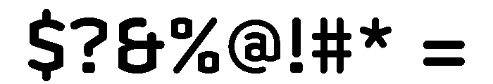 Clicker Semi Bold Font OTHER CHARS