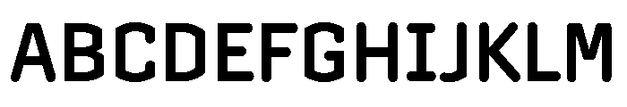Clicker Semi Bold Font UPPERCASE