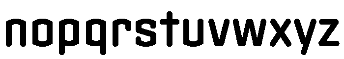 Clicker Semi Bold Font LOWERCASE