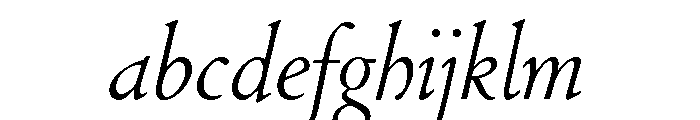 Cloister Light Italic FONT