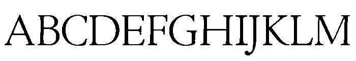 Cloister Light Font UPPERCASE