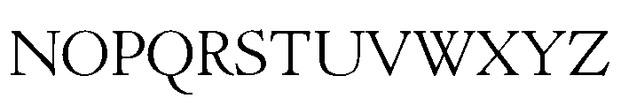 Cloister Light Font UPPERCASE