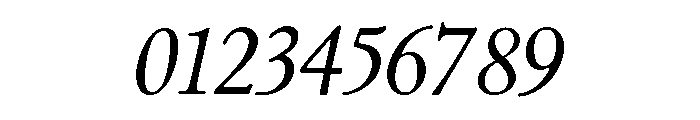 Cloister Regular Italic Font OTHER CHARS