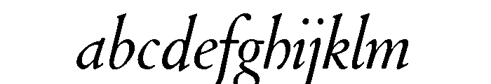 Cloister Regular Italic FONT