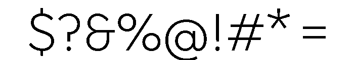Clother Arabic Light Font OTHER CHARS
