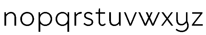 Clother Arabic Light Font LOWERCASE