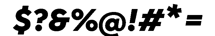 Clother Black Italic Font OTHER CHARS