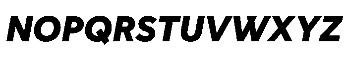 Clother Black Italic Font UPPERCASE