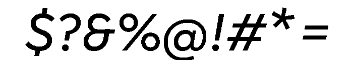 Clother Italic Font OTHER CHARS