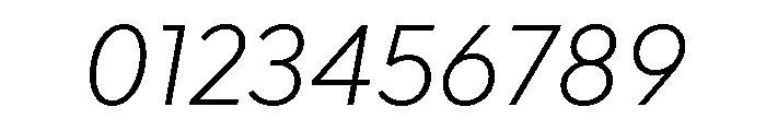 Clother Light Italic Font OTHER CHARS