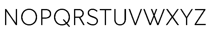 Clother Light Font UPPERCASE