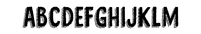 Cluster Color Font UPPERCASE