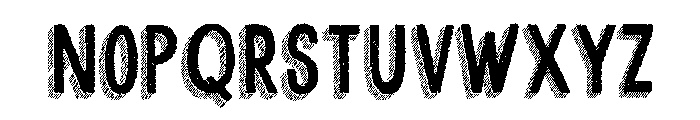 Cluster Color Font LOWERCASE