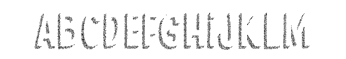 Cluster Shadow 123 FONT