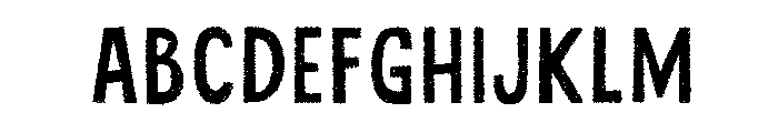 Cluster Solo 1 Font UPPERCASE
