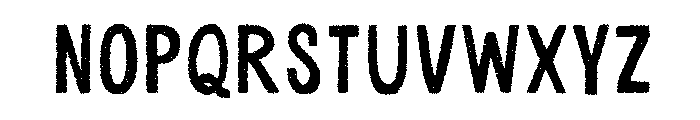 Cluster Solo 1 Font UPPERCASE