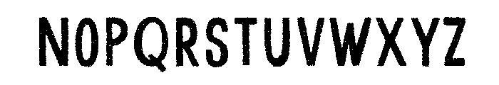 Cluster Solo 1 Font LOWERCASE
